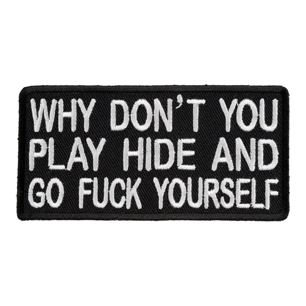 Play Hide &amp; Go Fuck Yourself Patch, Vulgar Patches — product image