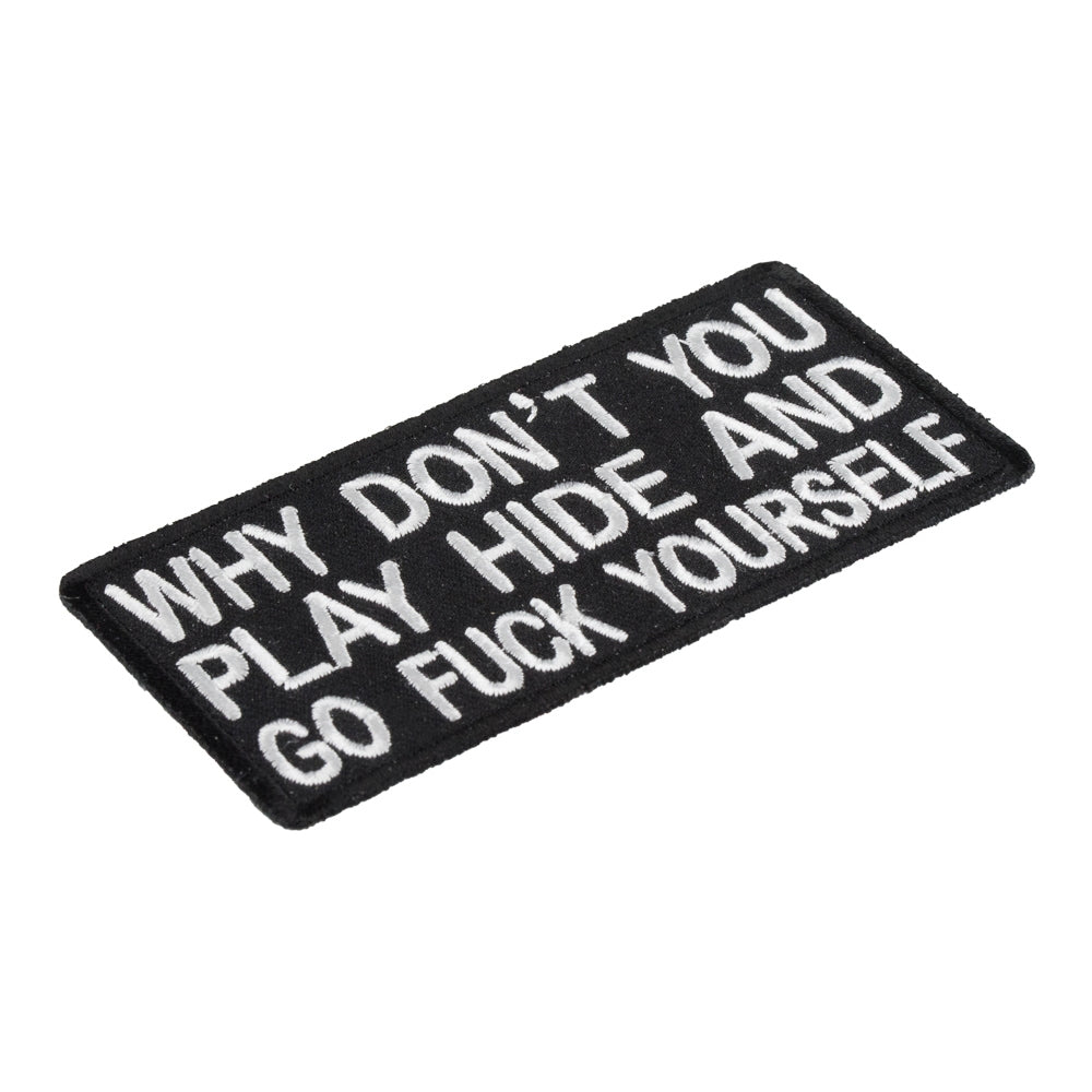 Play Hide &amp; Go Fuck Yourself Patch, Vulgar Patches — detail view 1