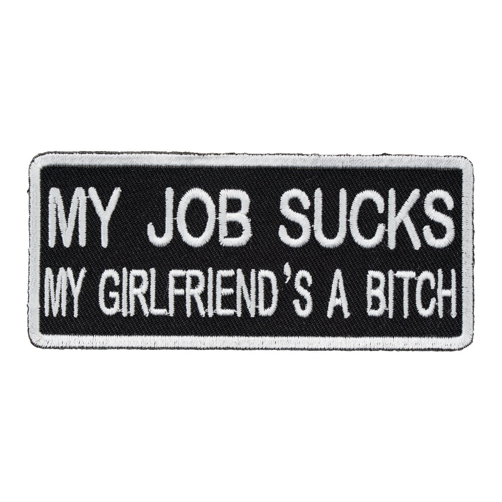 My Job Sucks Patch, Funny Sayings Patches — product image