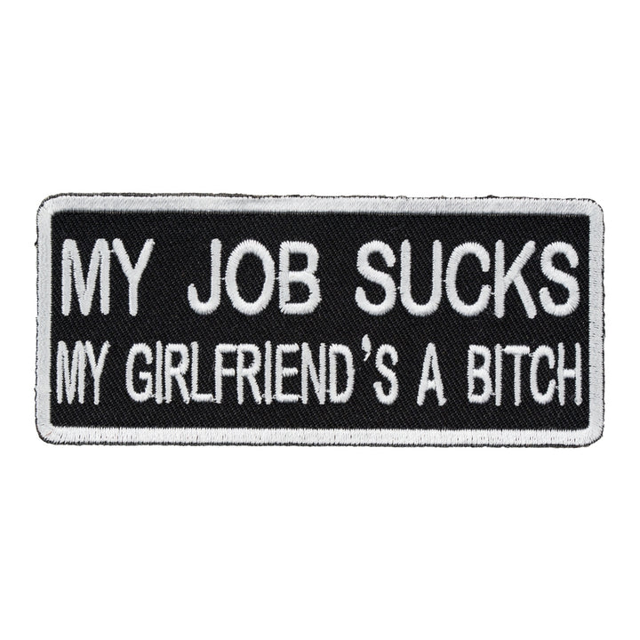 My Job Sucks Patch, Funny Sayings Patches — product image