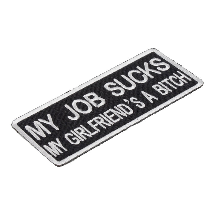 My Job Sucks Patch, Funny Sayings Patches — detail view 1