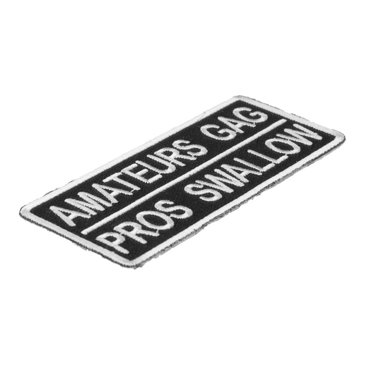 Amateurs Gag Pros Swallow Patch, Funny Patches — detail view 1