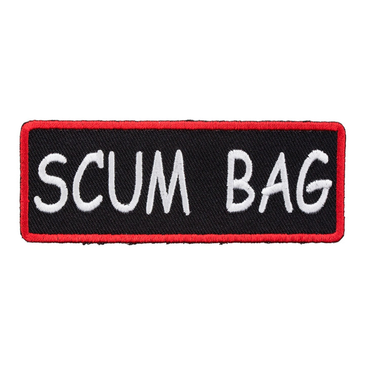 Scum Bag Patch, Funny Biker Patches — product image