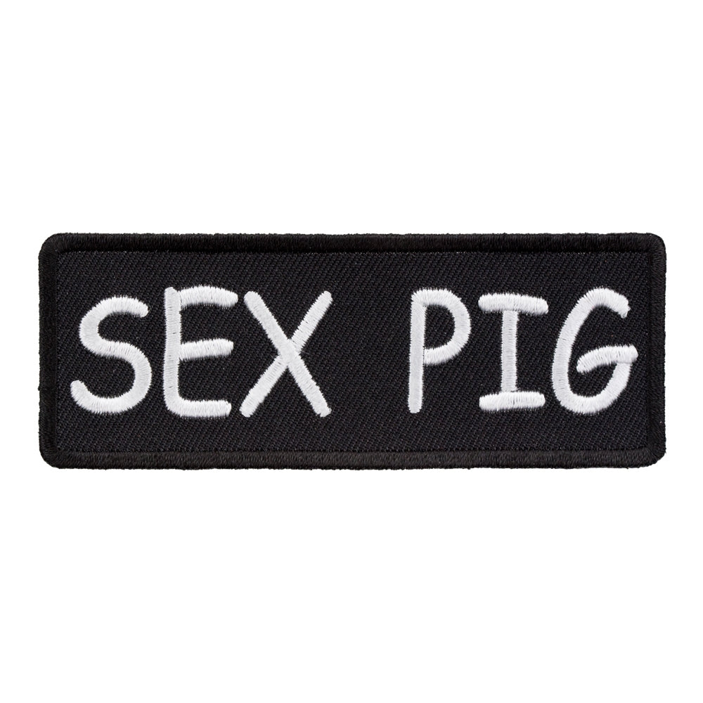 Sex Pig Patch, Funny Sayings Patches — product image