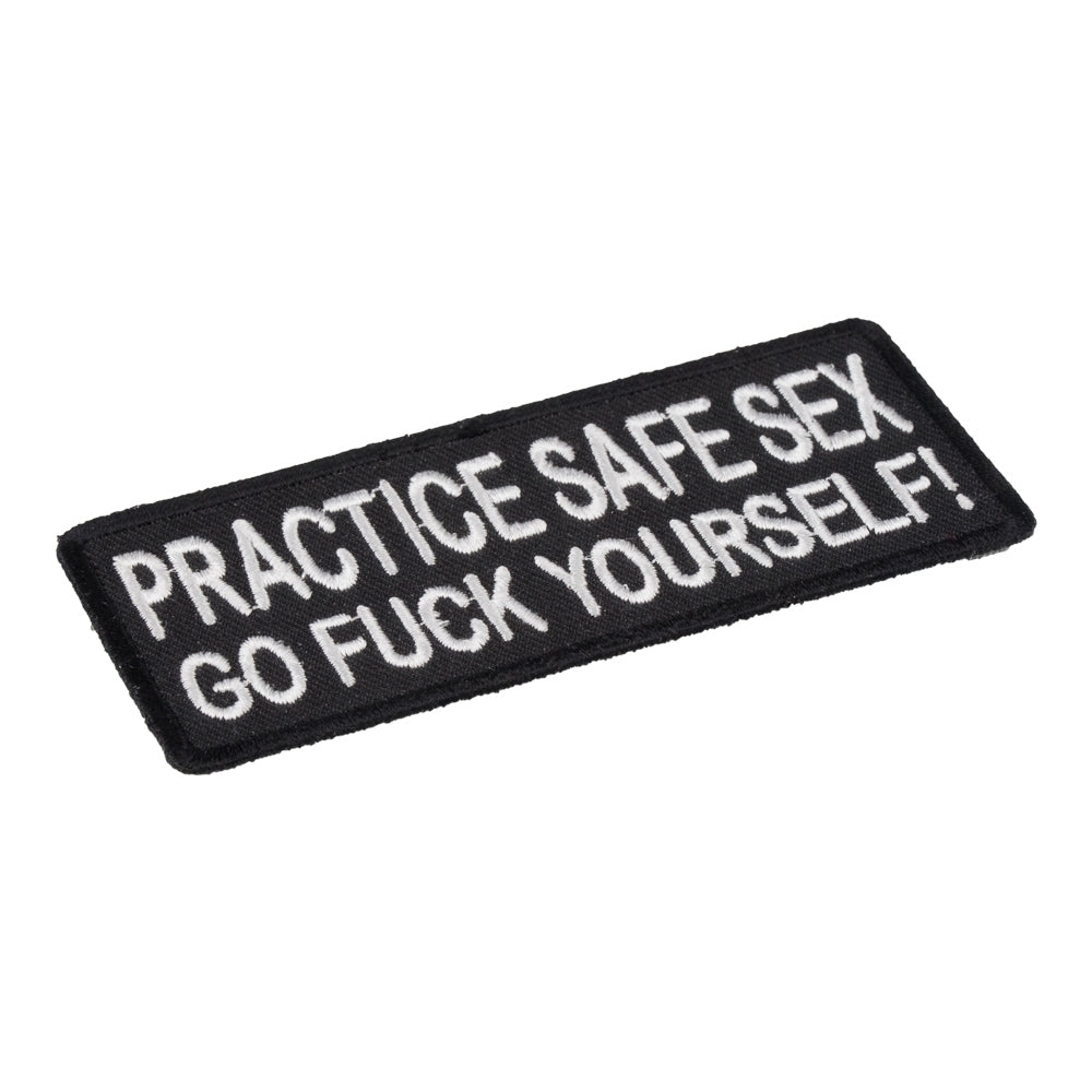 Practice Safe Sex Patch, Vulgar &amp; Funny Patches — detail view 1
