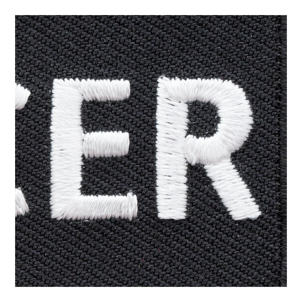 Officer Black &amp; White Patch, Biker Club Patches — detail view 2