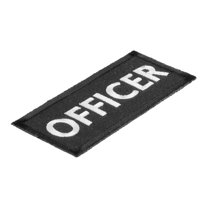 Officer Black &amp; White Patch, Biker Club Patches — detail view 1