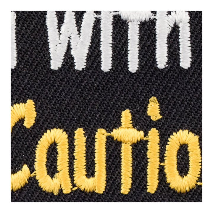 Approach With Extreme Caution Patch, Funny Patches — detail view 2
