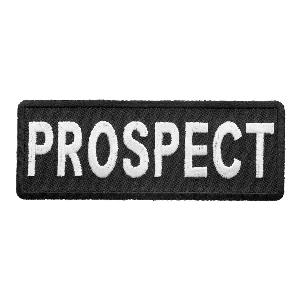 Prospect Black & White Patch, Biker Club Rank Patches — product image