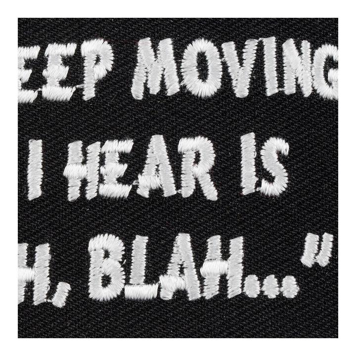 All I Hear Is Blah Blah Blah Patch, Funny Patches — detail view 2