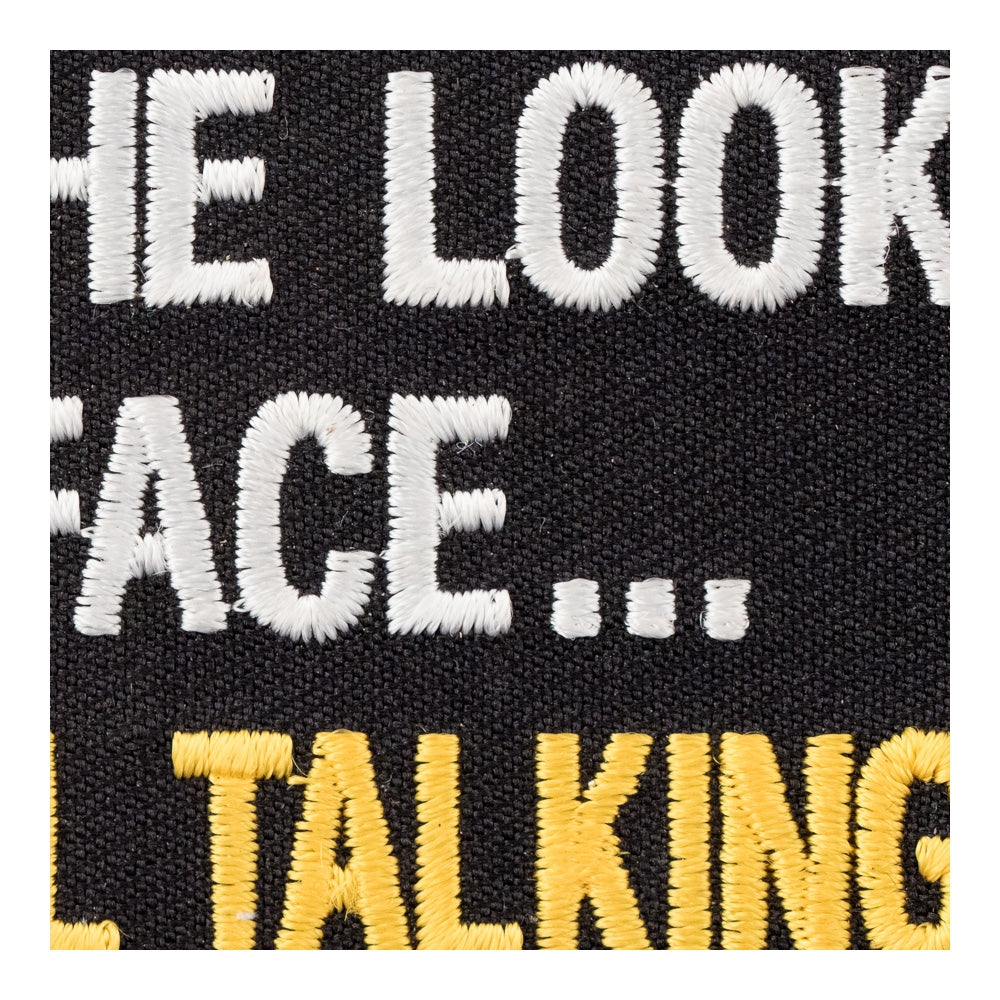 Despite The Look On My Face Patch, Funny Patches — detail view 2