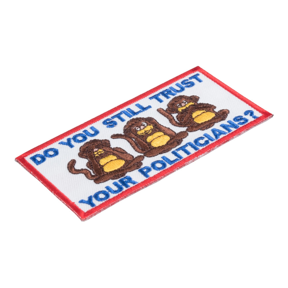 Do You Trust Your Politicians Patch, Political Patches — detail view 1
