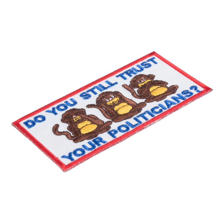 Do You Trust Your Politicians Patch, Political Patches — detail view 1