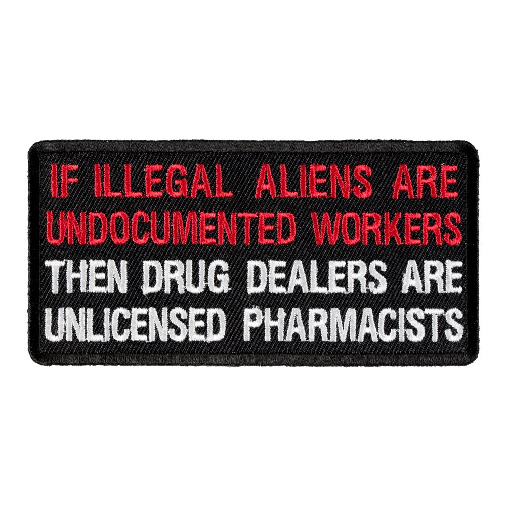Illegal Aliens & Drug Dealers Patch, Political Patches — product image