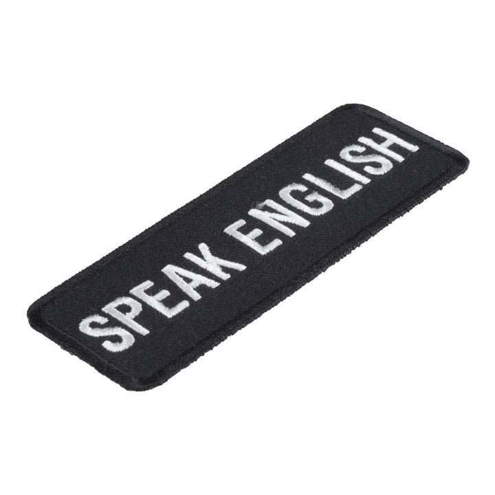Speak English Patch, Patriotic Speak English Patches — detail view 1