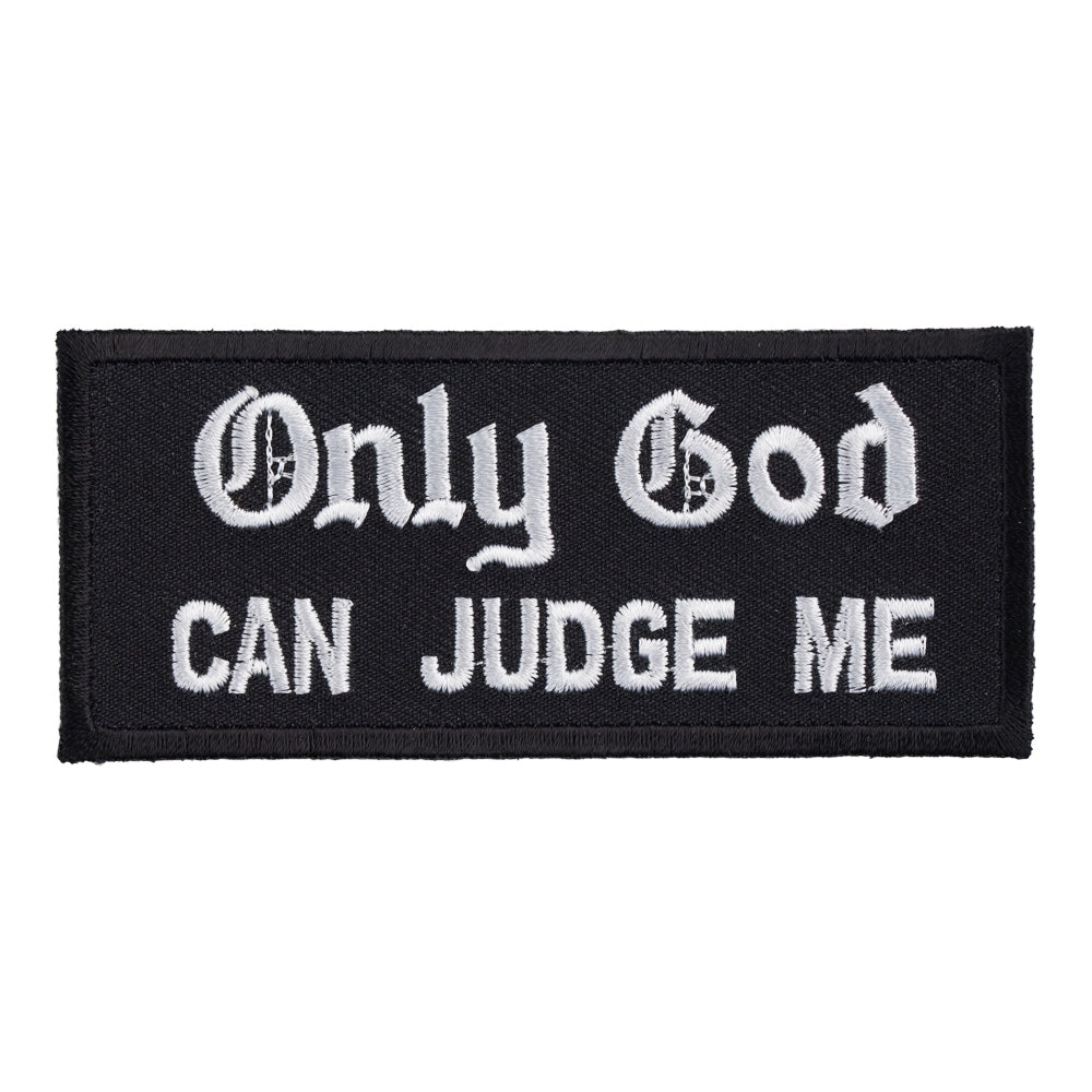 Only God Can Judge Me Patch, Religious Patches — product image