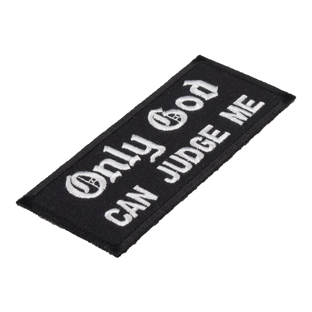 Only God Can Judge Me Patch, Religious Patches — detail view 2