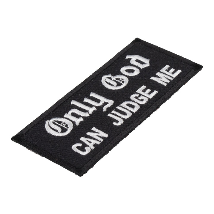 Only God Can Judge Me Patch, Religious Patches — detail view 2