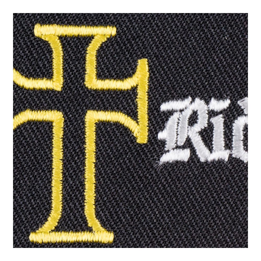 Riding On Faith Cross Patch, Christian Biker Patches — detail view 2
