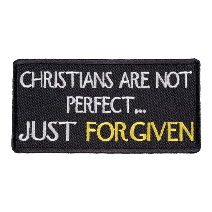 Christians Are Not Perfect Patch, Christian Patches — product image