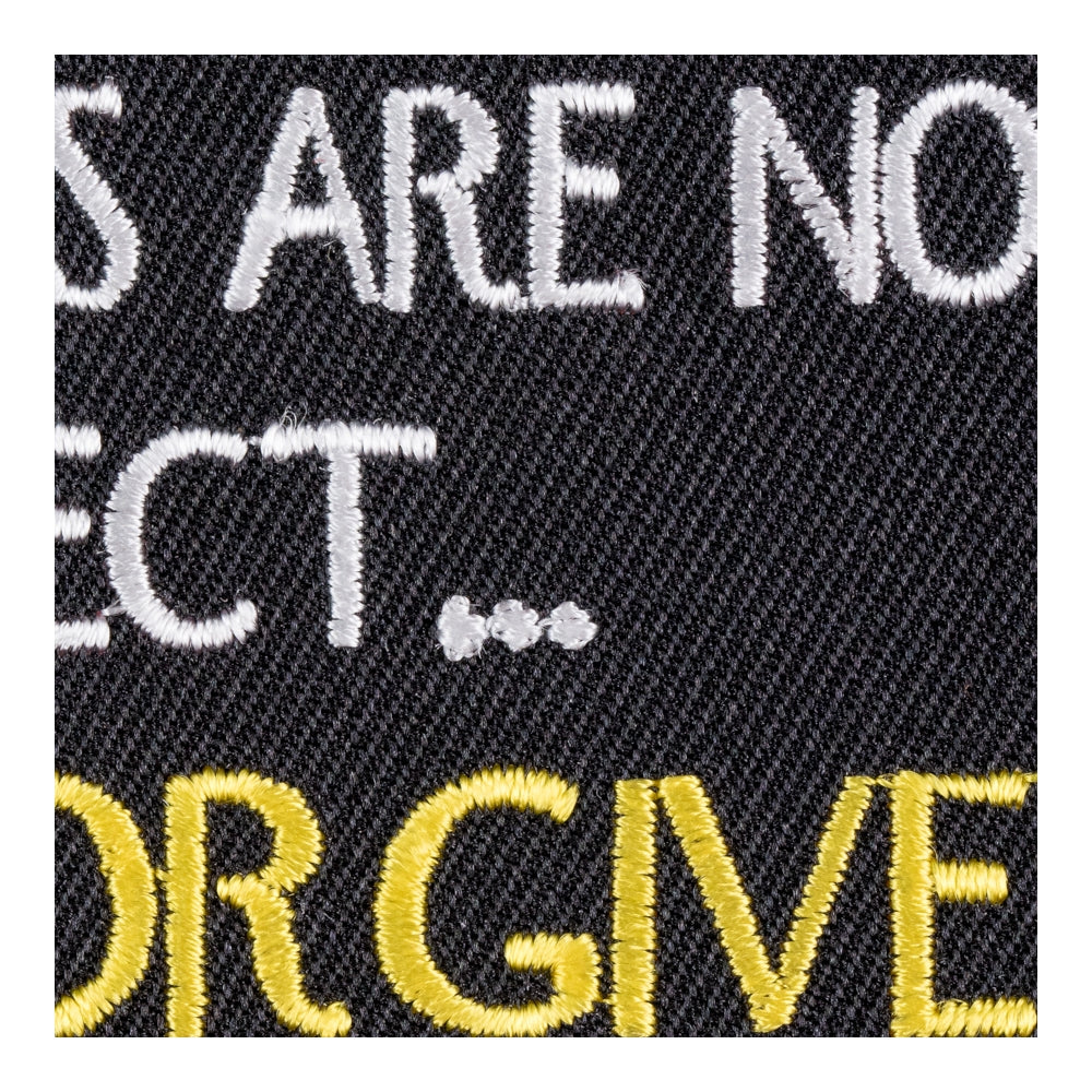 Christians Are Not Perfect Patch, Christian Patches — detail view 2