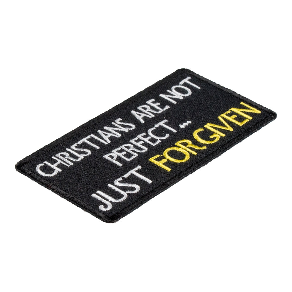 Christians Are Not Perfect Patch, Christian Patches — detail view 1