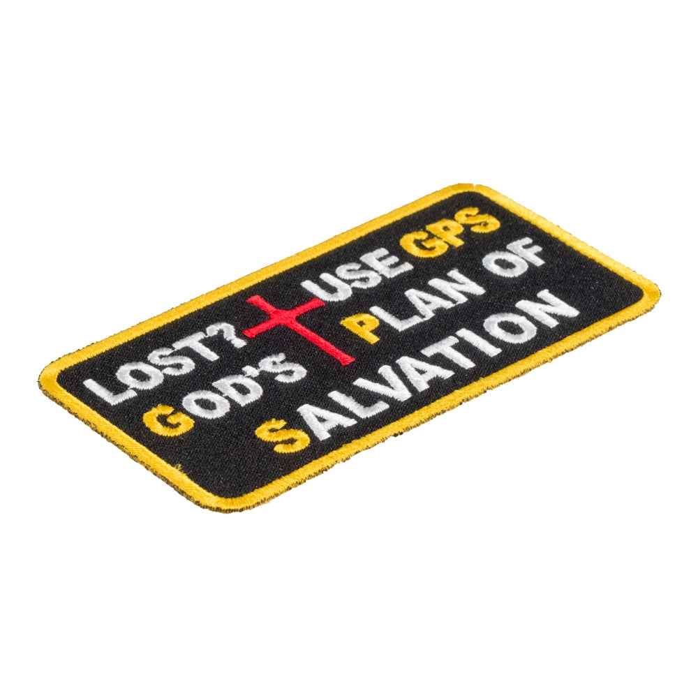 God's Plan of Salvation GPS Patch, Christian Patches — detail view 1