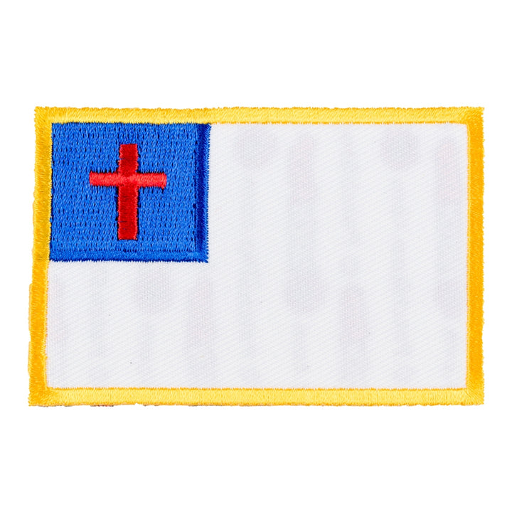 Christian Flag Patch, Christian Biker Patches — product image
