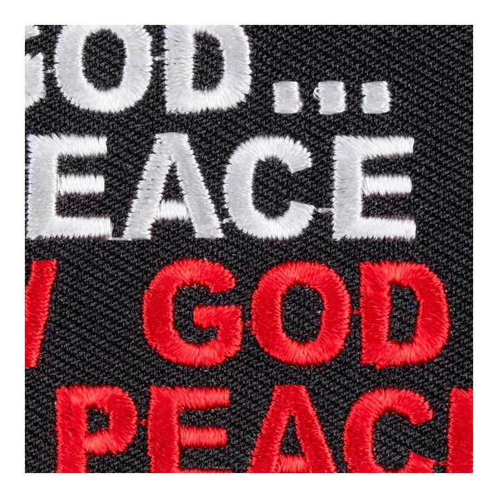 Know God Know Peace Patch, Religious Patches — detail view 1