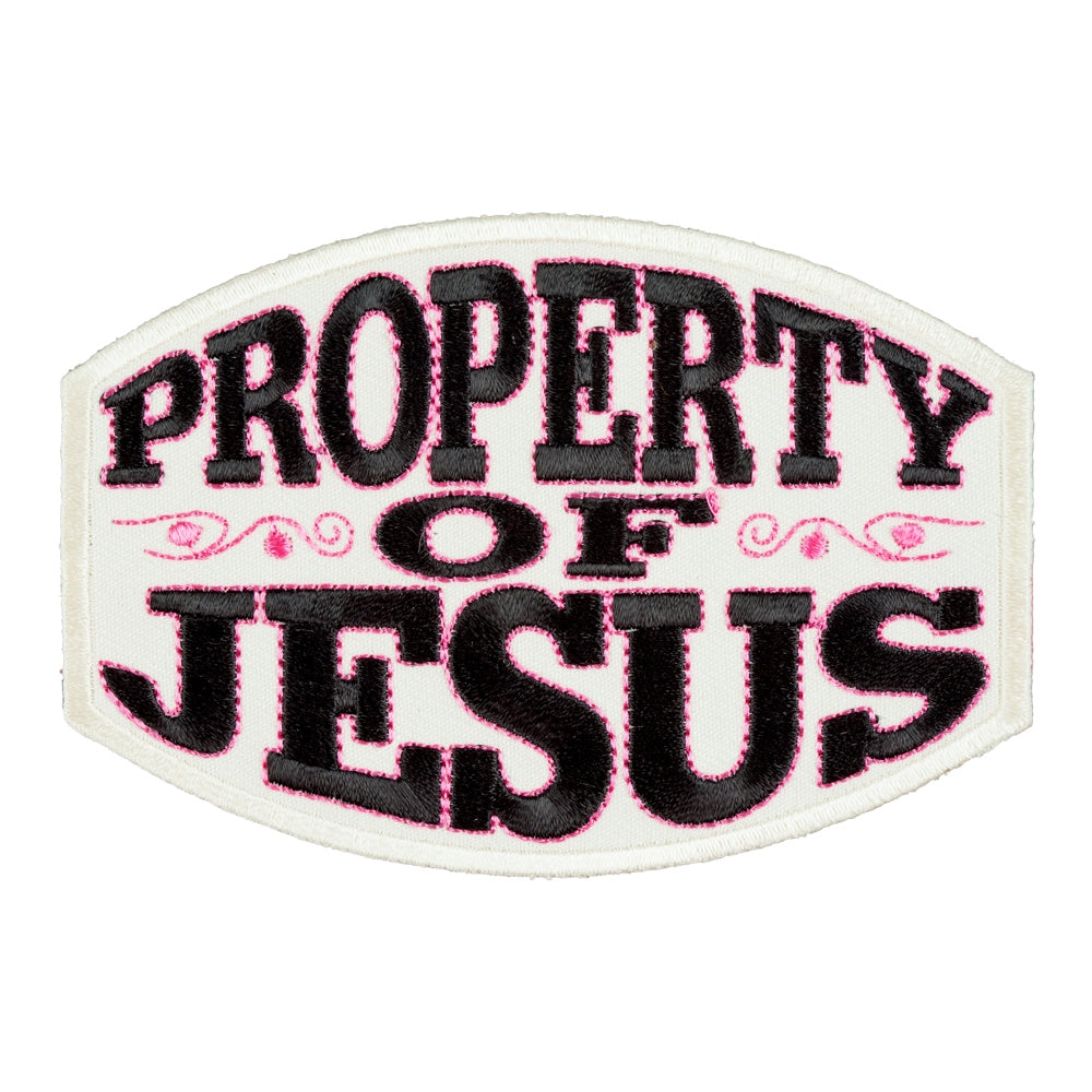 Property of Jesus Patch, Women's Christian Patches — product image