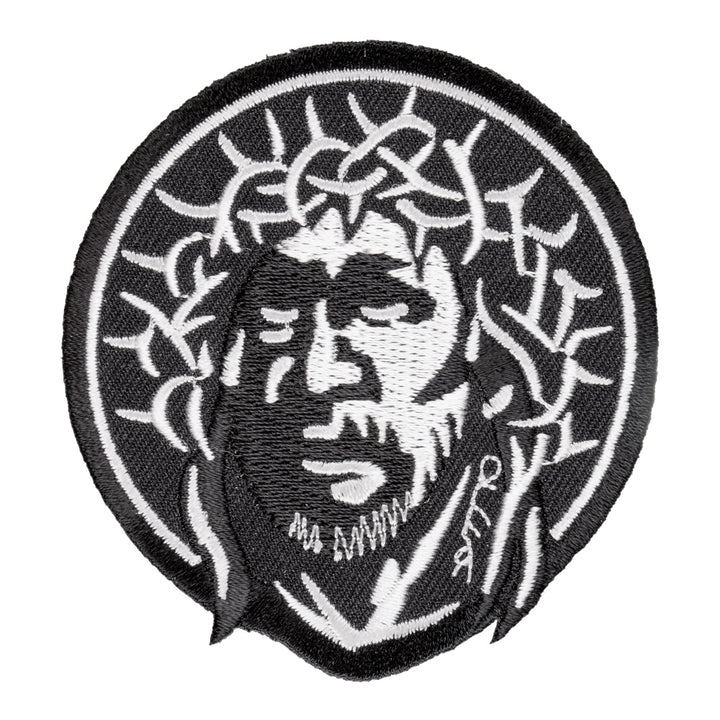 Jesus With Crown of Thorns Patch, Christian Patches — product image