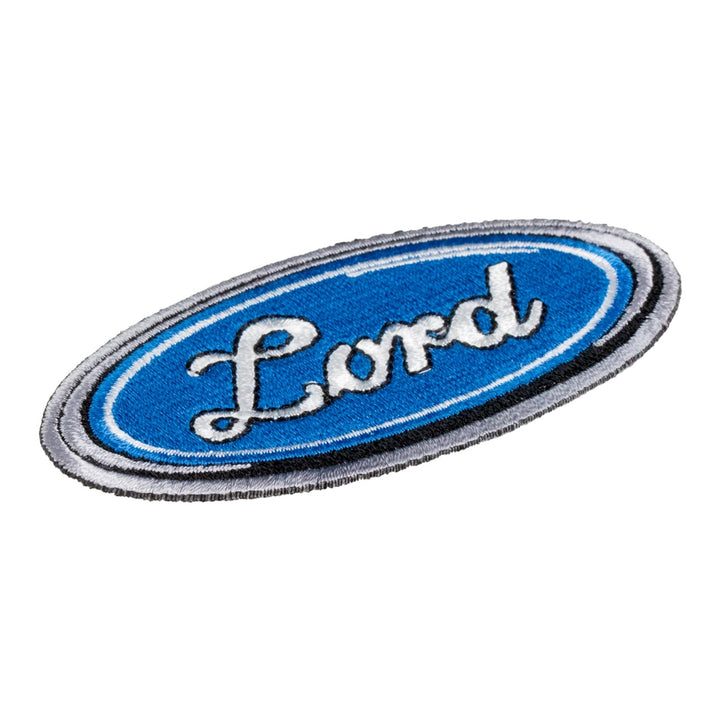 Lord Blue &amp; Silver Oval Patch, Christian Patches — detail view 1