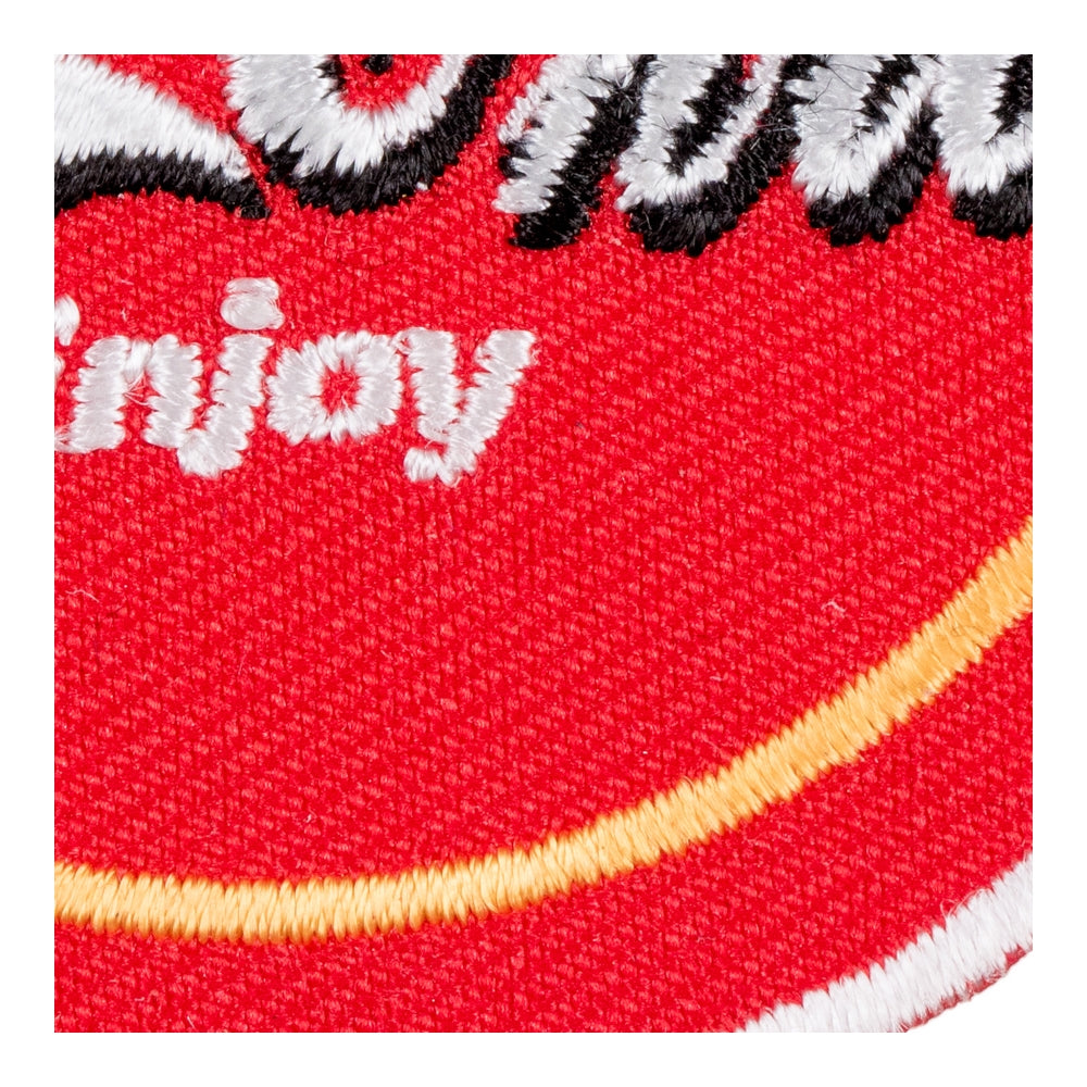 Jesus Christ Enjoy Red Patch, Christian Patches — detail view 2