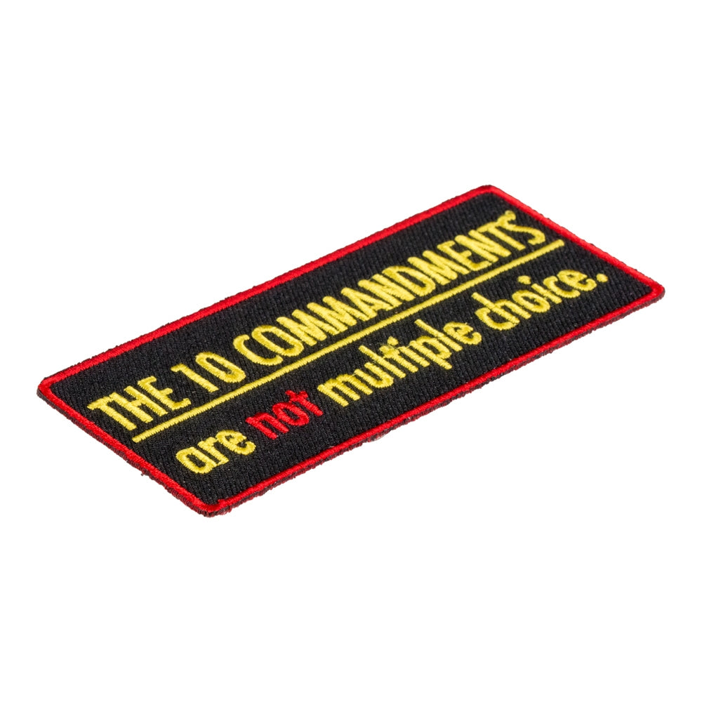 10 Commandments Patch, Christian Sayings Patches — detail view 2