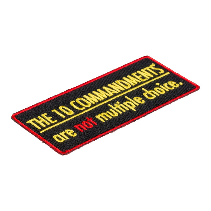 10 Commandments Patch, Christian Sayings Patches — detail view 2