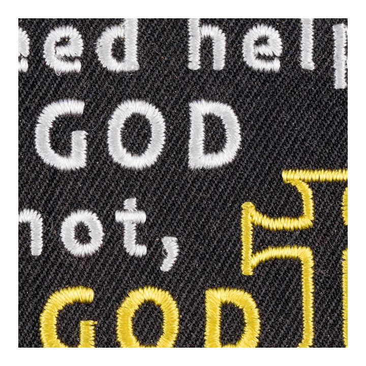 If You Need Help Ask God Patch, Religious Christian Patches — detail view 2