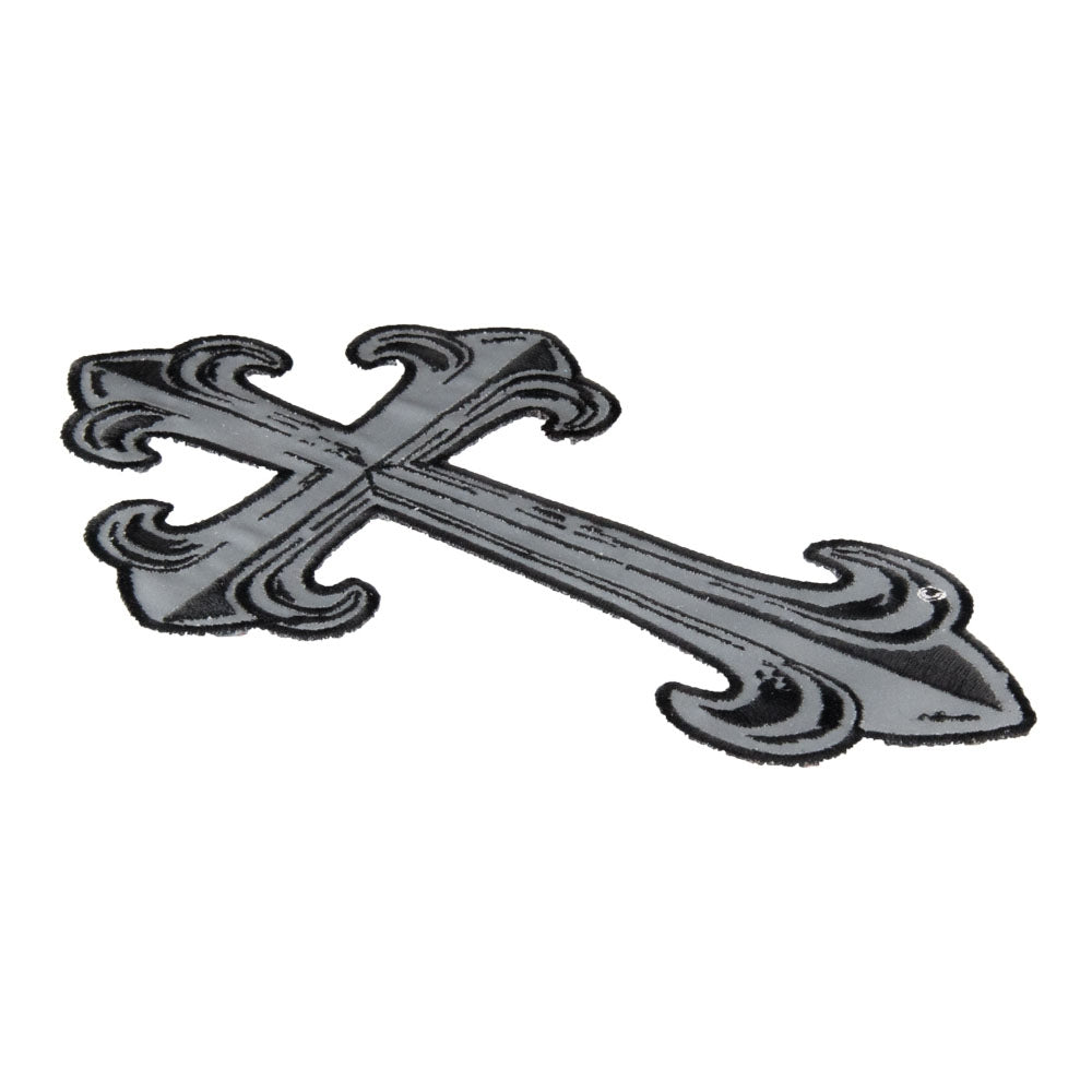 Reflective Steel Cross Patch, Medium Size — detail view 2
