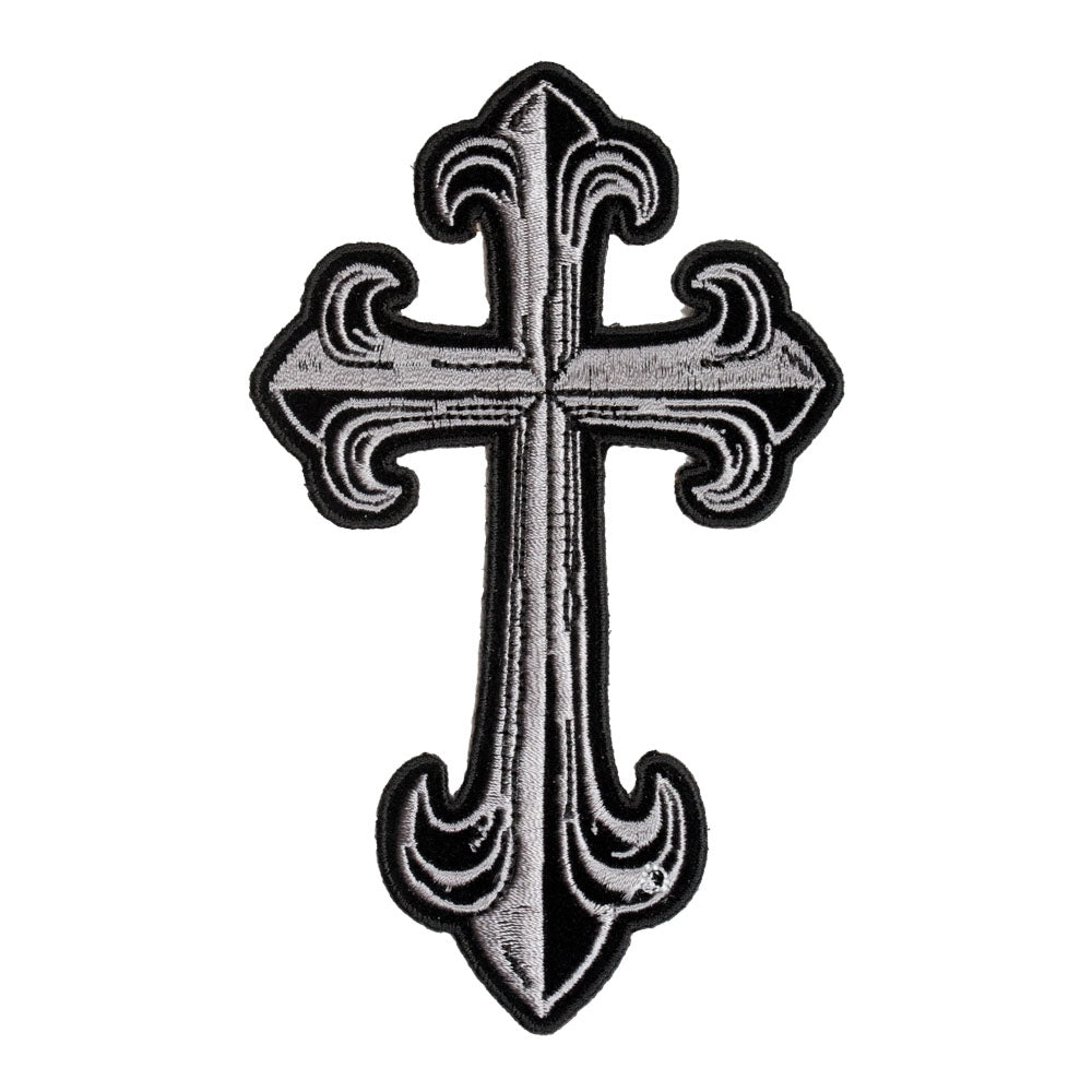 Steel Grey Cross Patch, Small Size — product image
