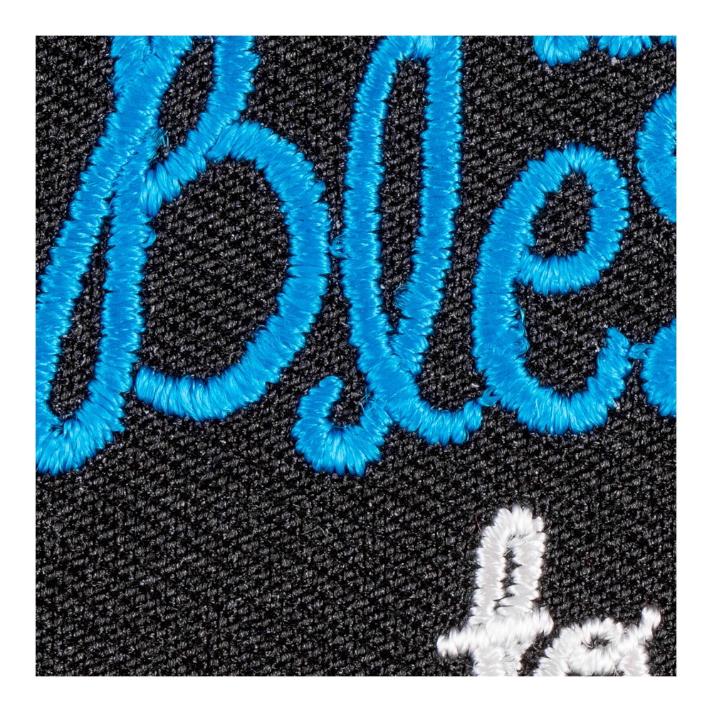Too Blessed To Be Stressed Patch, Uplifting Christian Patches — detail view 2