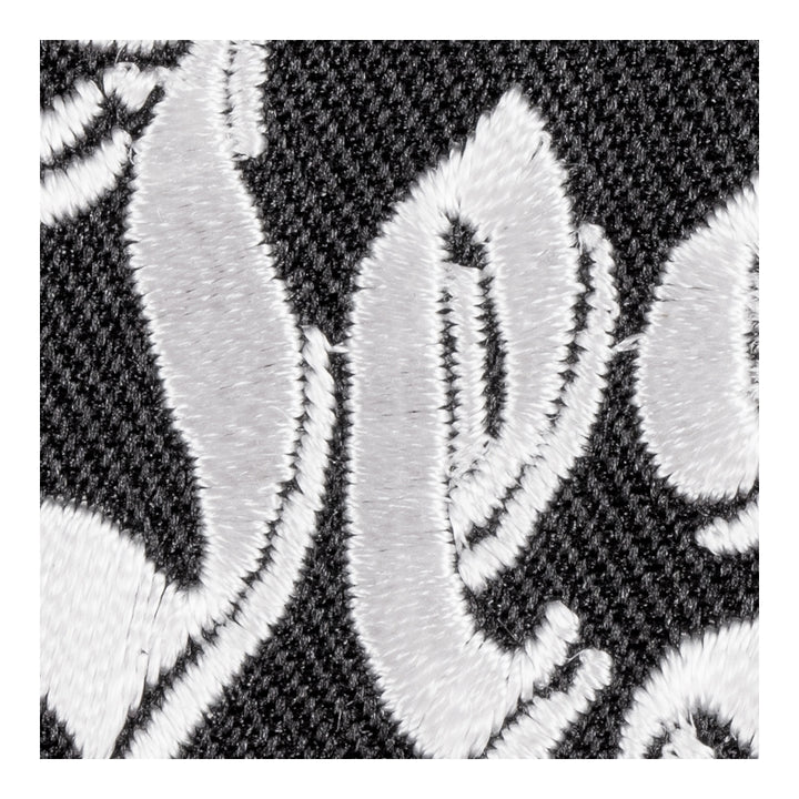 Jesus Happens Black &amp; White Patch, Christian Biker Patches — detail view 2