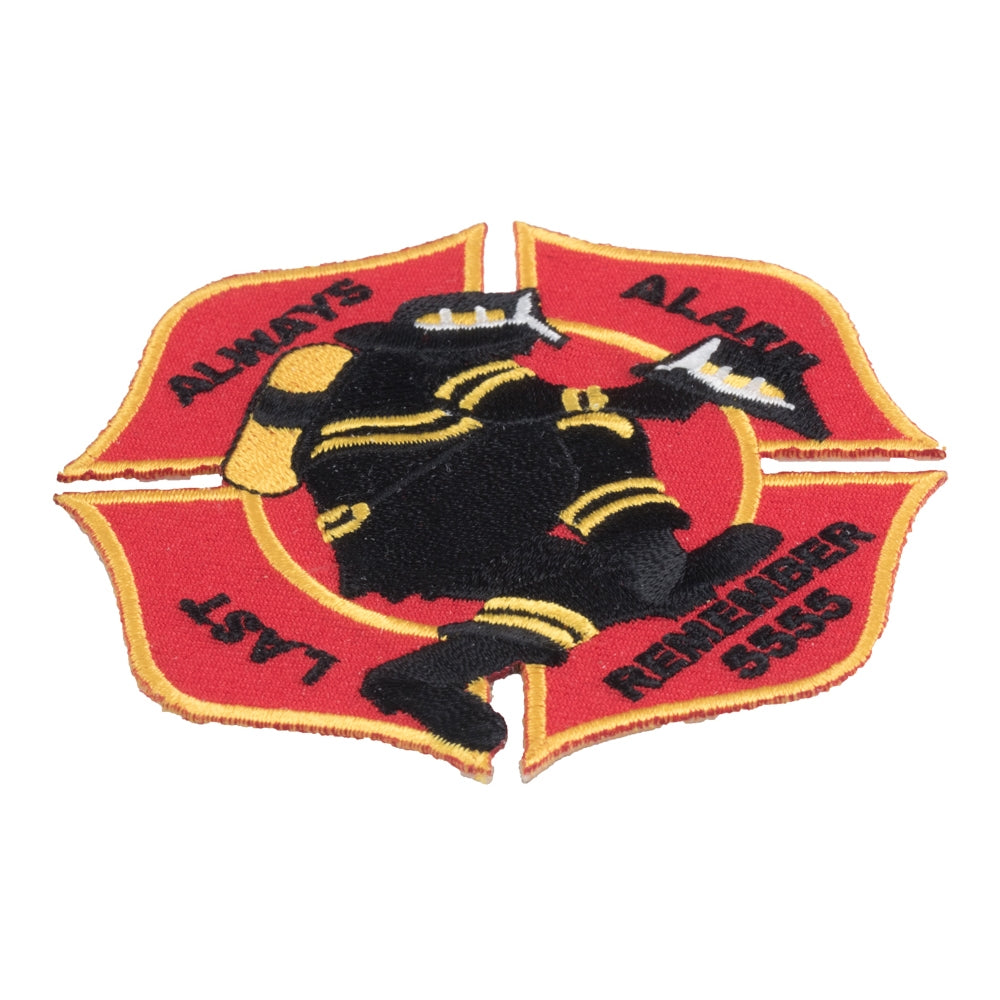 Firefighter 5555 Alarm Patch, Firefighter Patches — detail view 1