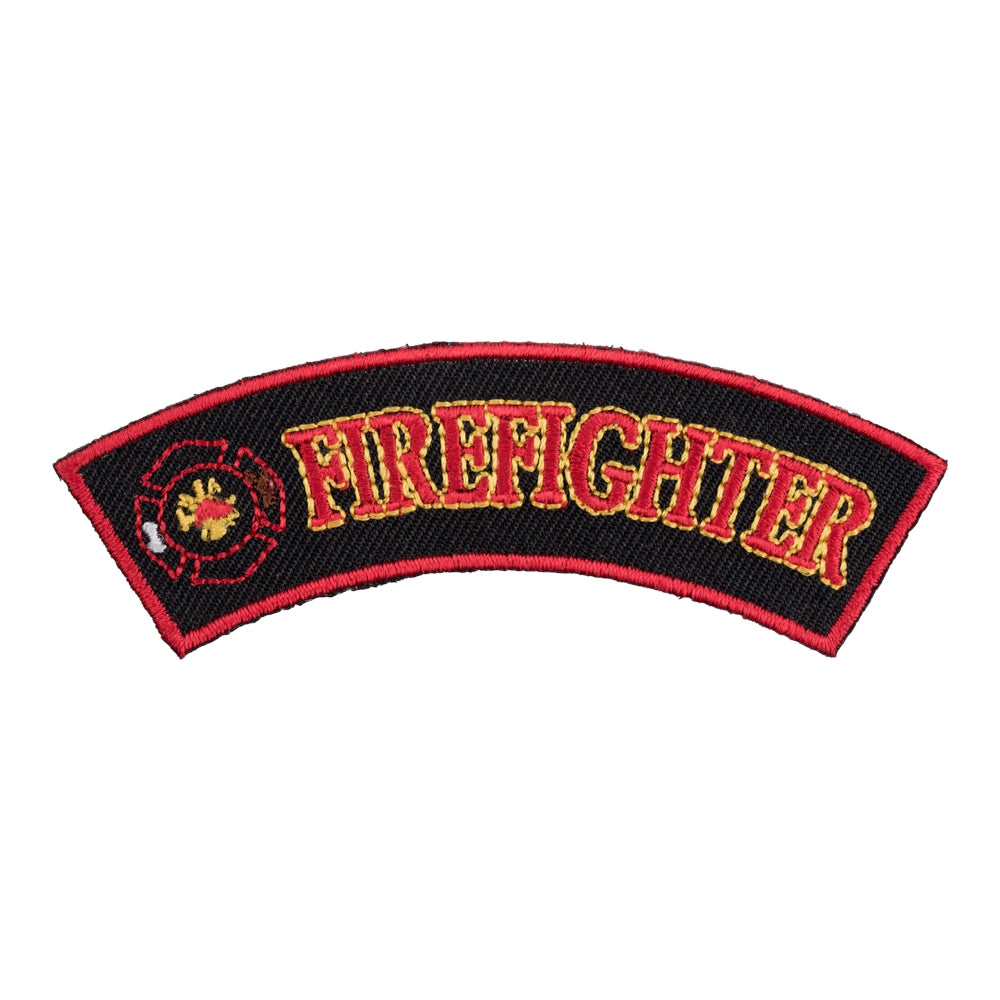 Firefighter Maltese Cross Rocker Patch, X-Small Size — product image