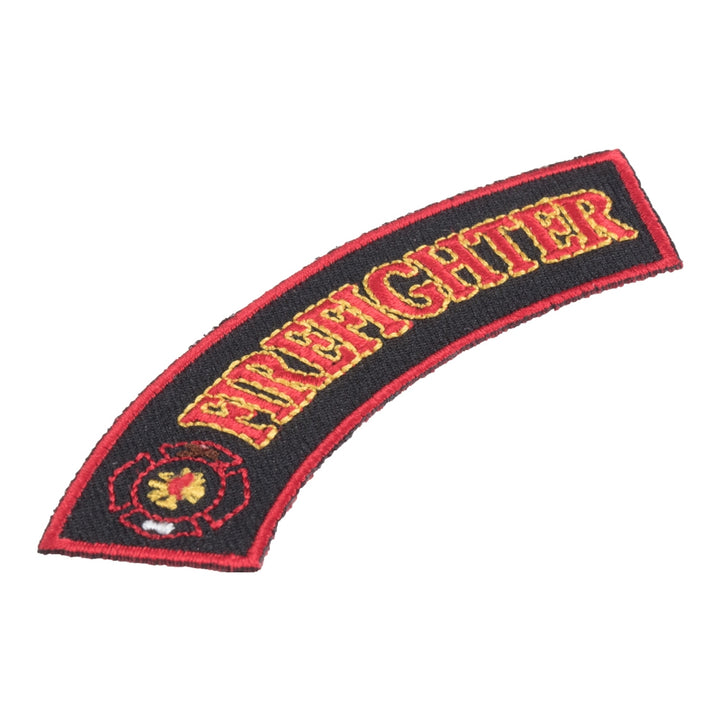 Firefighter Maltese Cross Rocker Patch, X-Small Size — detail view 1
