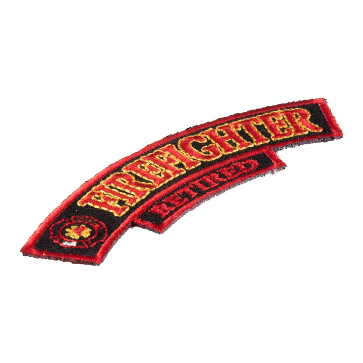 Firefighter Retired Rocker Patch, X-Small Size — detail view 1