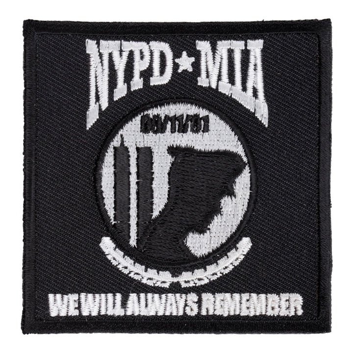 NYPD MIA 9-11 Always Remember Patch, 9-11 Patches — product image
