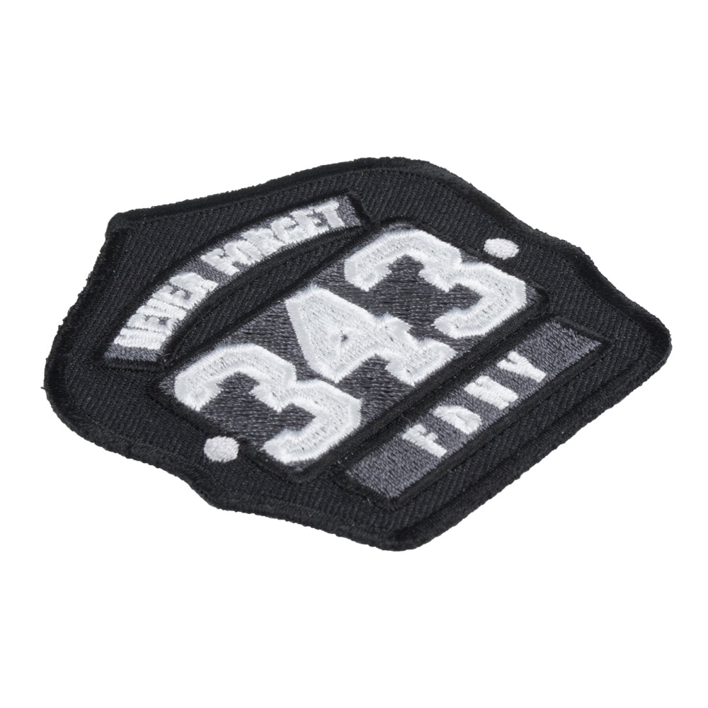 FDNY 343 Never Forget Helmet Patch, 9-11 Patches — detail view 2