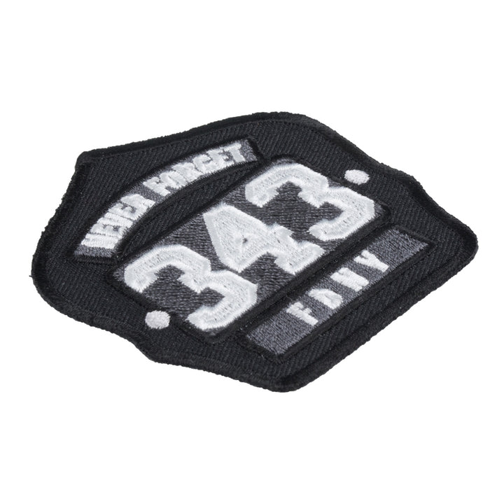 FDNY 343 Never Forget Helmet Patch, 9-11 Patches — detail view 2