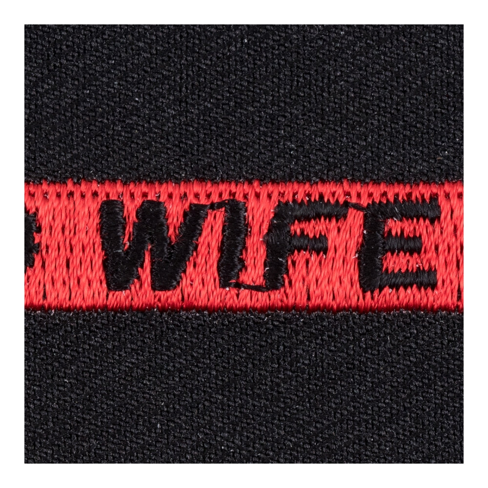 Proud Wife Thin Red Line Patch, Firefighter Patches — detail view 2
