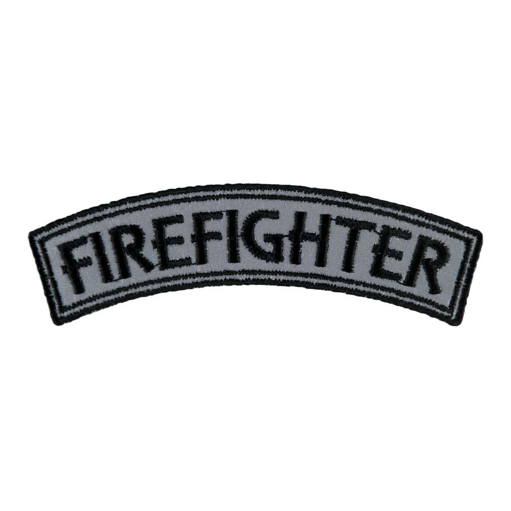 Firefighter Reflective Top Rocker Patch, Small Patch — product image