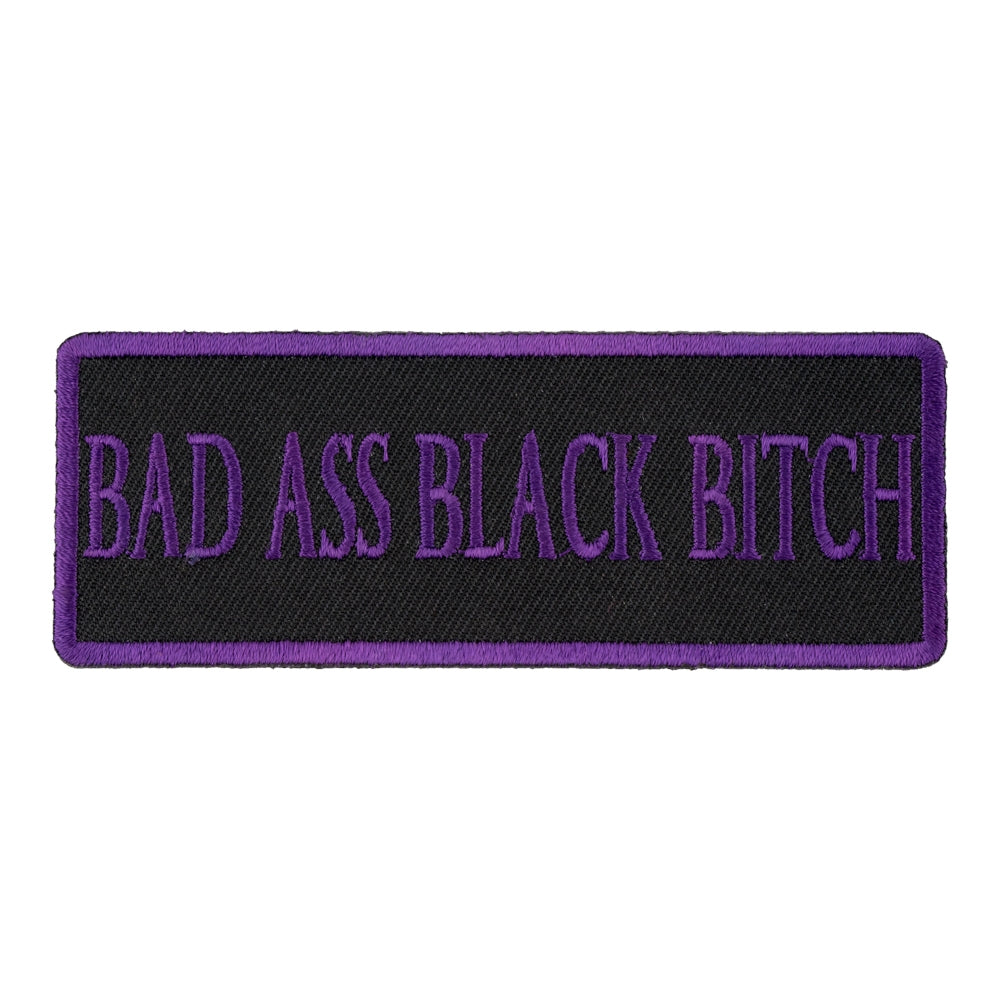 Bad Ass Black Bitch Purple Patch, Ladies Patches — product image